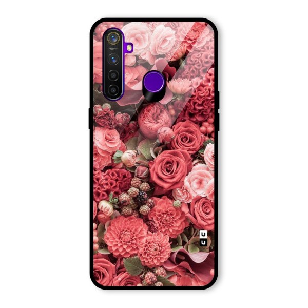 Shades Of Peach Glass Back Case for Realme 5 Pro