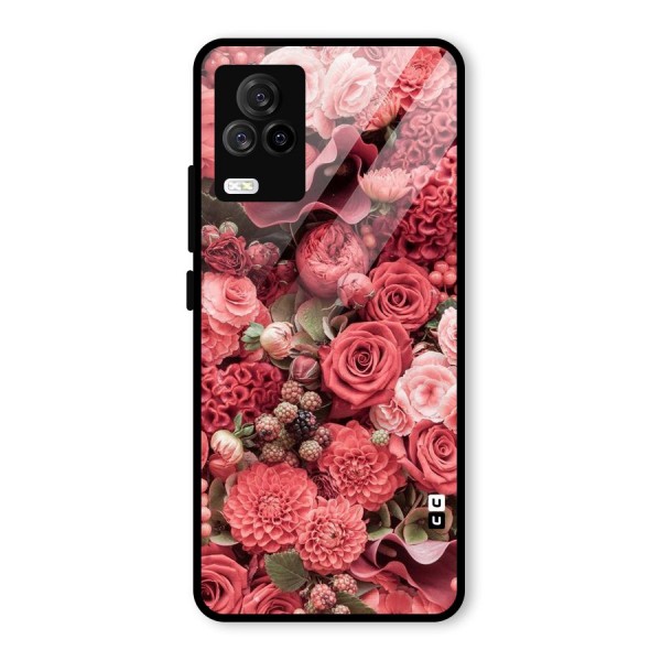 Shades Of Peach Glass Back Case for Vivo iQOO 7 Legend 5G