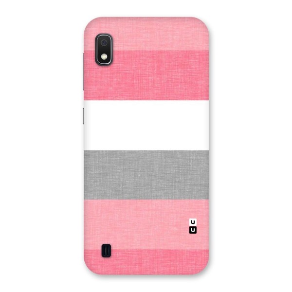 Shades Pink Stripes Back Case for Galaxy A10