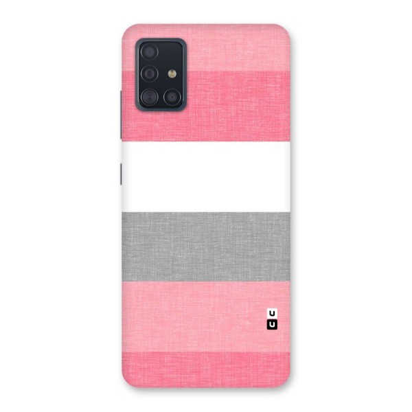 Shades Pink Stripes Back Case for Galaxy A51