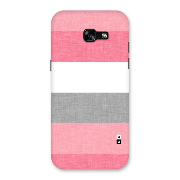 Shades Pink Stripes Back Case for Galaxy A5 2017