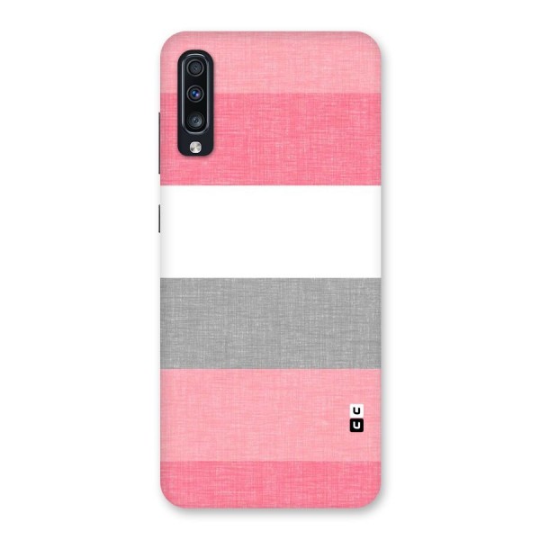 Shades Pink Stripes Back Case for Galaxy A70