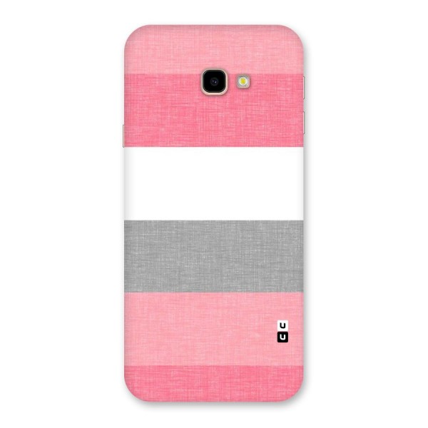 Shades Pink Stripes Back Case for Galaxy J4 Plus