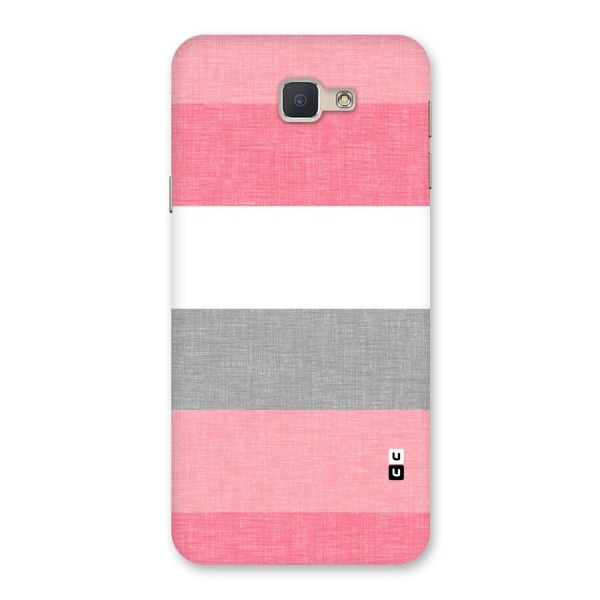 Shades Pink Stripes Back Case for Galaxy J5 Prime