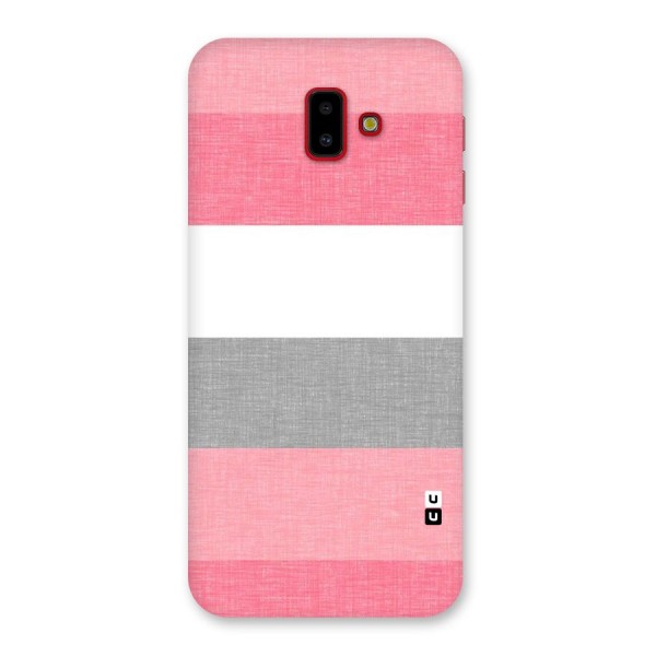 Shades Pink Stripes Back Case for Galaxy J6 Plus
