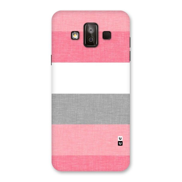 Shades Pink Stripes Back Case for Galaxy J7 Duo