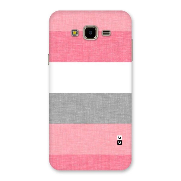 Shades Pink Stripes Back Case for Galaxy J7 Nxt