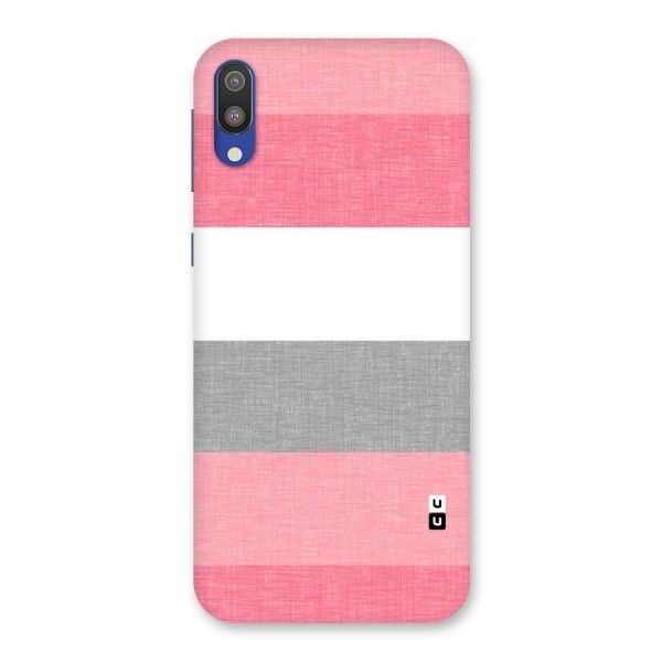 Shades Pink Stripes Back Case for Galaxy M10