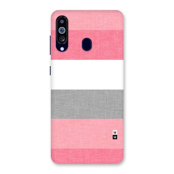 Shades Pink Stripes Back Case for Galaxy M40