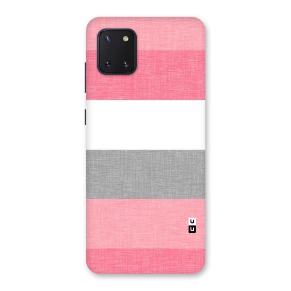 Shades Pink Stripes Back Case for Galaxy Note 10 Lite