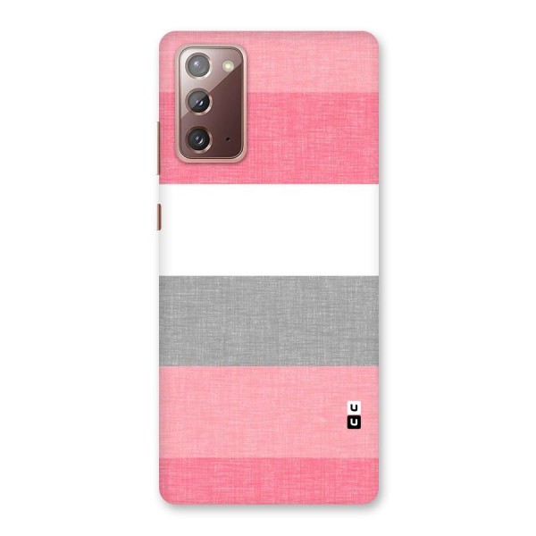 Shades Pink Stripes Back Case for Galaxy Note 20