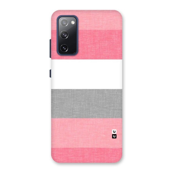 Shades Pink Stripes Back Case for Galaxy S20 FE