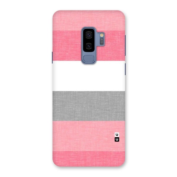 Shades Pink Stripes Back Case for Galaxy S9 Plus