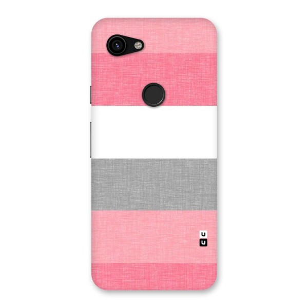 Shades Pink Stripes Back Case for Google Pixel 3a