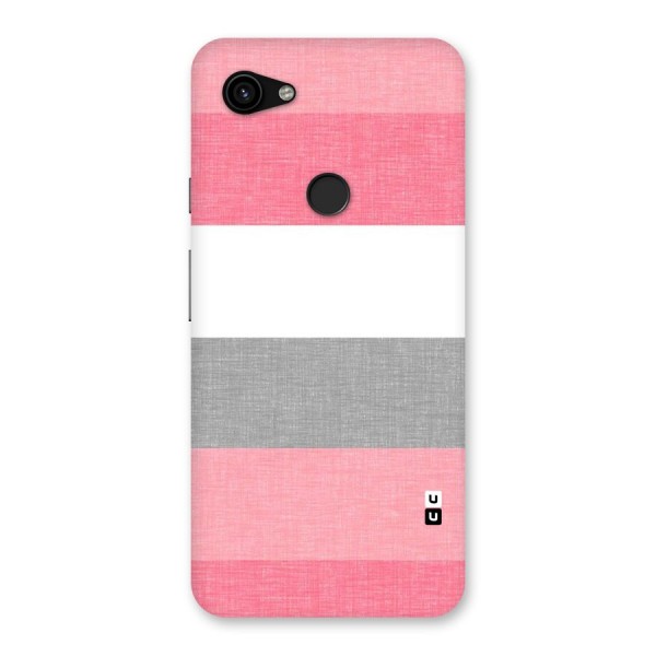 Shades Pink Stripes Back Case for Google Pixel 3a XL