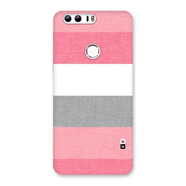 Shades Pink Stripes Back Case for Honor 8