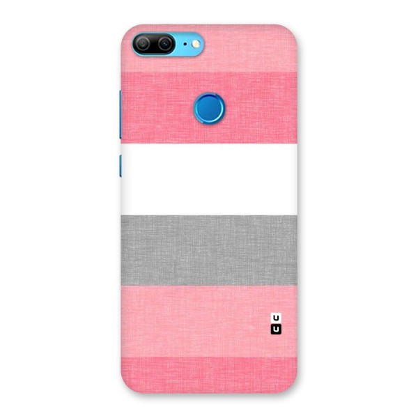 Shades Pink Stripes Back Case for Honor 9 Lite