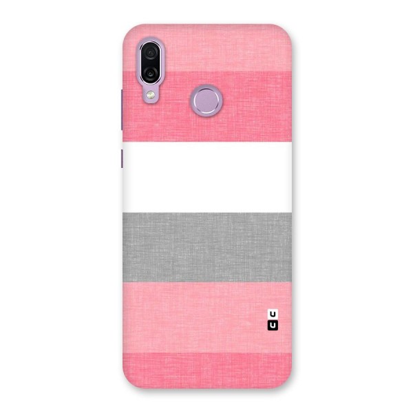 Shades Pink Stripes Back Case for Honor Play