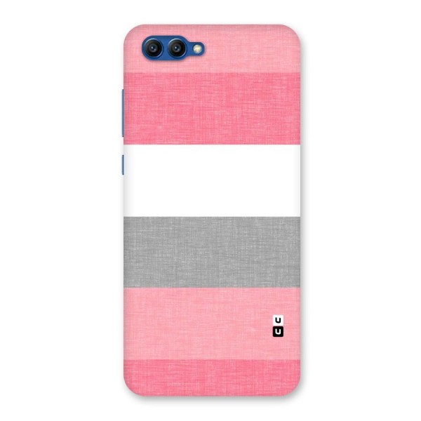 Shades Pink Stripes Back Case for Honor View 10