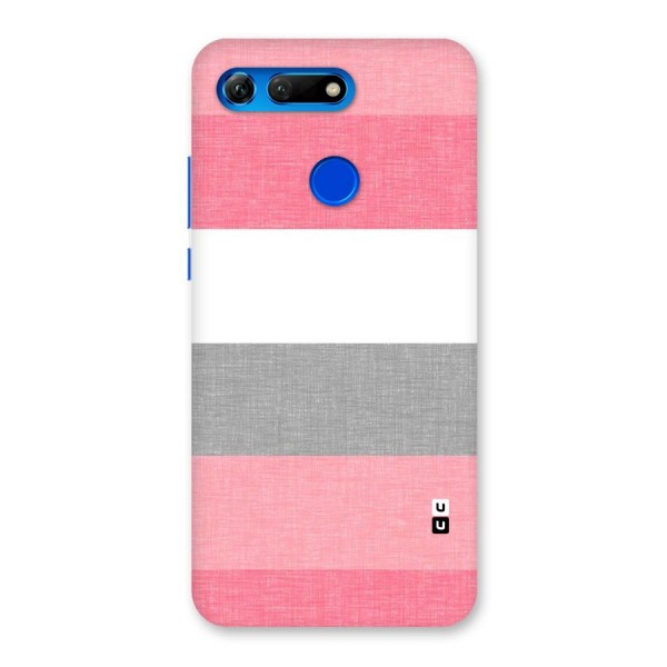 Shades Pink Stripes Back Case for Honor View 20