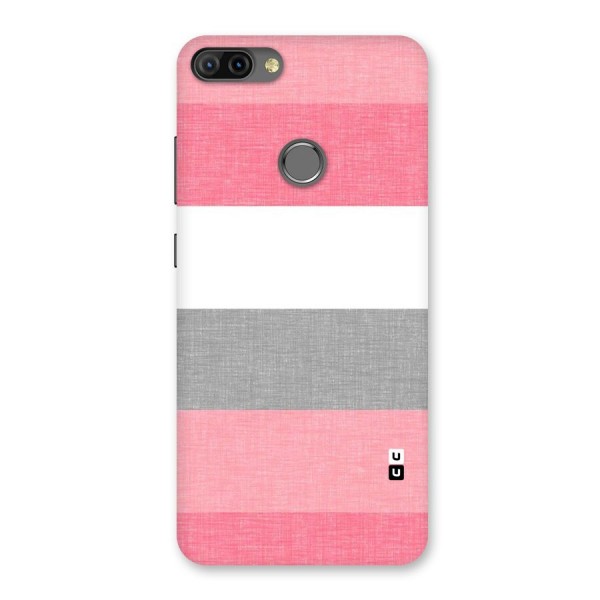 Shades Pink Stripes Back Case for Infinix Hot 6 Pro