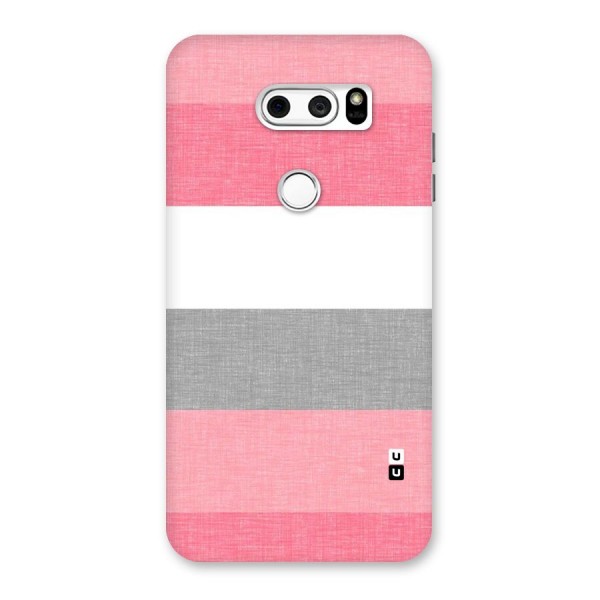 Shades Pink Stripes Back Case for LG V30