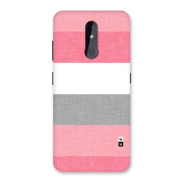 Shades Pink Stripes Back Case for Nokia 3.2