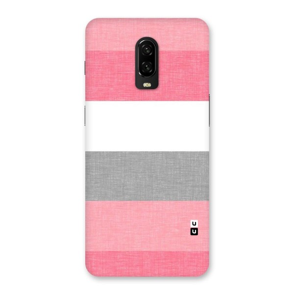 Shades Pink Stripes Back Case for OnePlus 6T