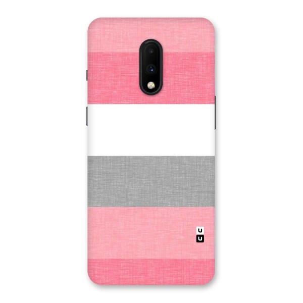 Shades Pink Stripes Back Case for OnePlus 7