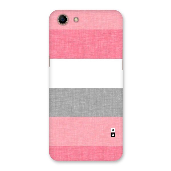 Shades Pink Stripes Back Case for Oppo A83 (2018)