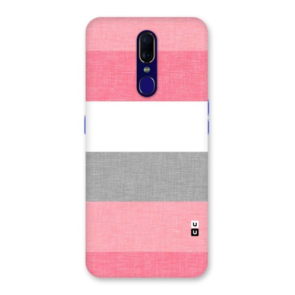 Shades Pink Stripes Back Case for Oppo A9