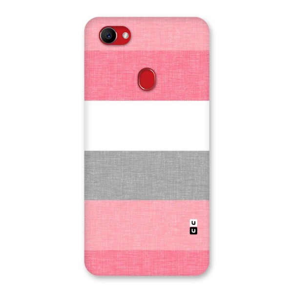 Shades Pink Stripes Back Case for Oppo F7