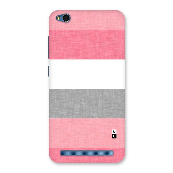 Shades Pink Stripes Back Case for Redmi 5A