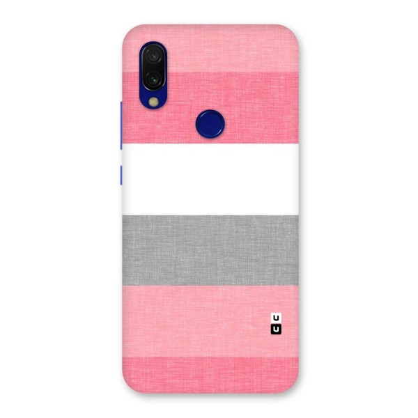 Shades Pink Stripes Back Case for Redmi 7