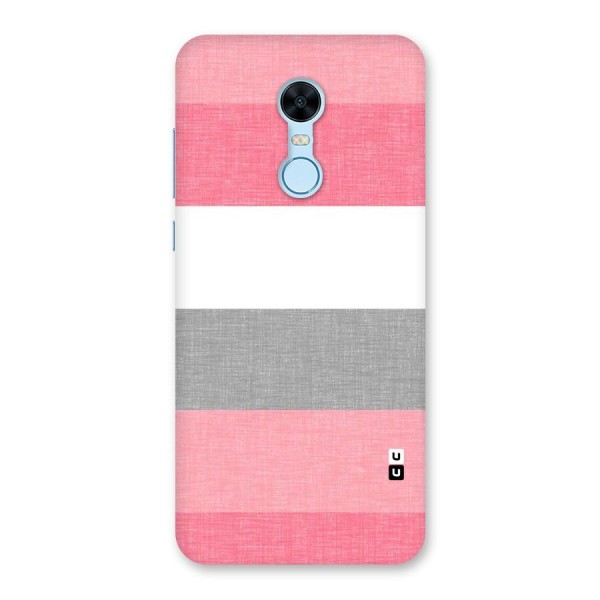 Shades Pink Stripes Back Case for Redmi Note 5