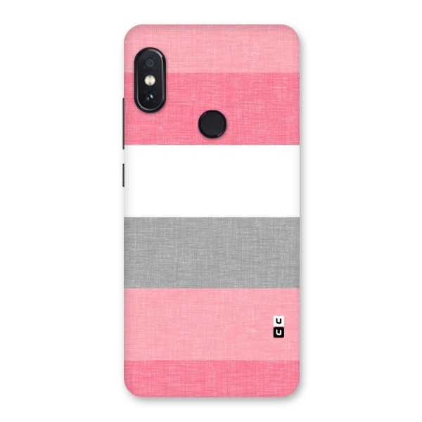 Shades Pink Stripes Back Case for Redmi Note 5 Pro