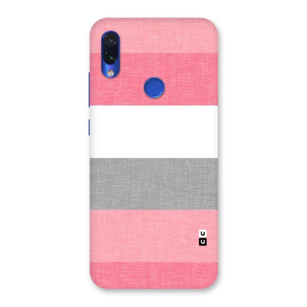 Shades Pink Stripes Back Case for Redmi Note 7