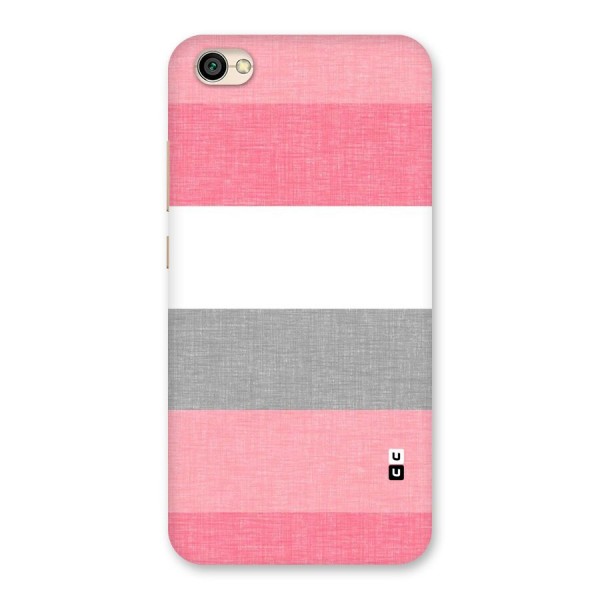 Shades Pink Stripes Back Case for Redmi Y1 Lite