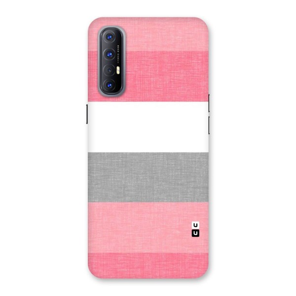 Shades Pink Stripes Back Case for Reno3 Pro