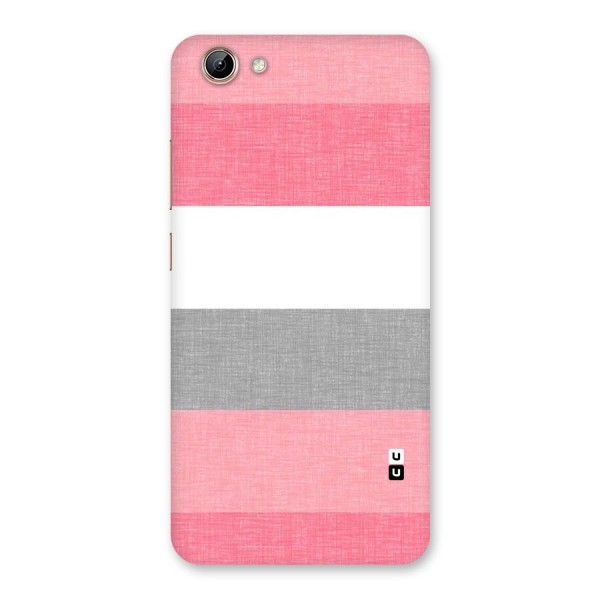Shades Pink Stripes Back Case for Vivo Y71