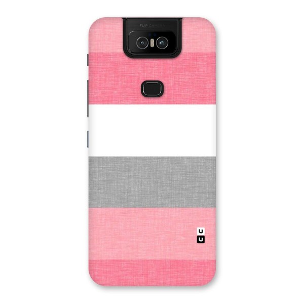 Shades Pink Stripes Back Case for Zenfone 6z
