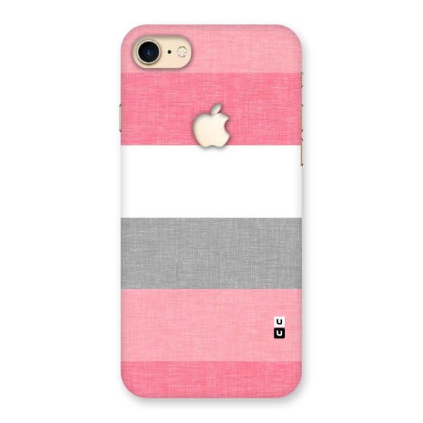 Shades Pink Stripes Back Case for iPhone 7 Apple Cut