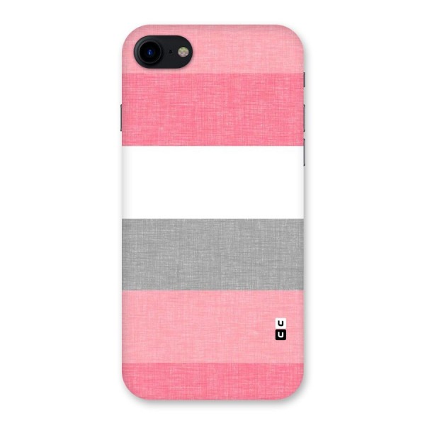 Shades Pink Stripes Back Case for iPhone SE 2020