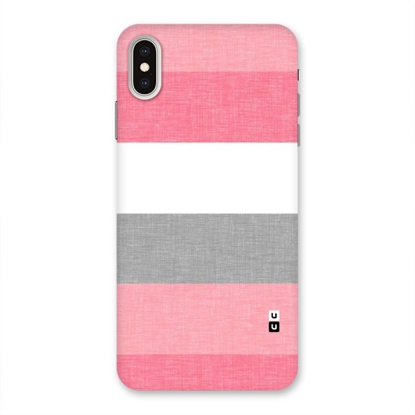 Shades Pink Stripes Back Case for iPhone XS Max