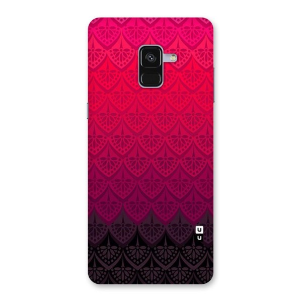 Shades Red Design Back Case for Galaxy A8 Plus