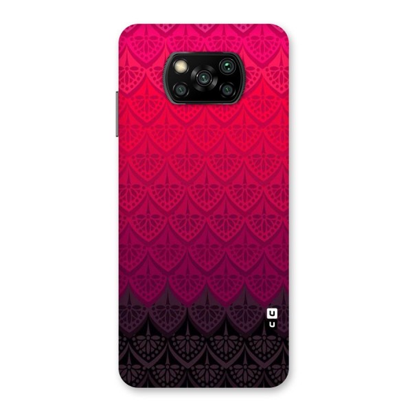 Shades Red Design Back Case for Poco X3