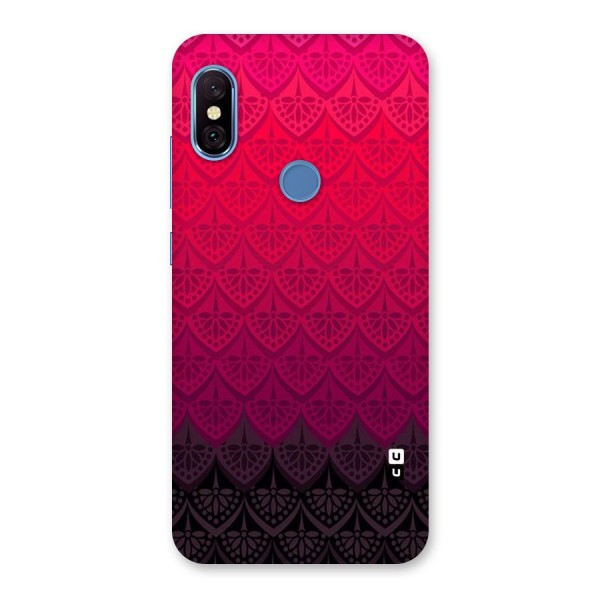 Shades Red Design Back Case for Redmi Note 6 Pro