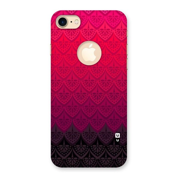 Shades Red Design Back Case for iPhone 7 Logo Cut