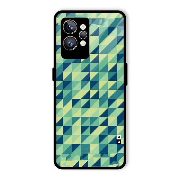 Shady Green Glass Back Case for Realme GT2 Pro