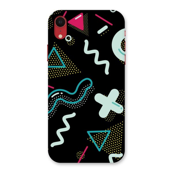 Shapes Pattern Back Case for iPhone XR